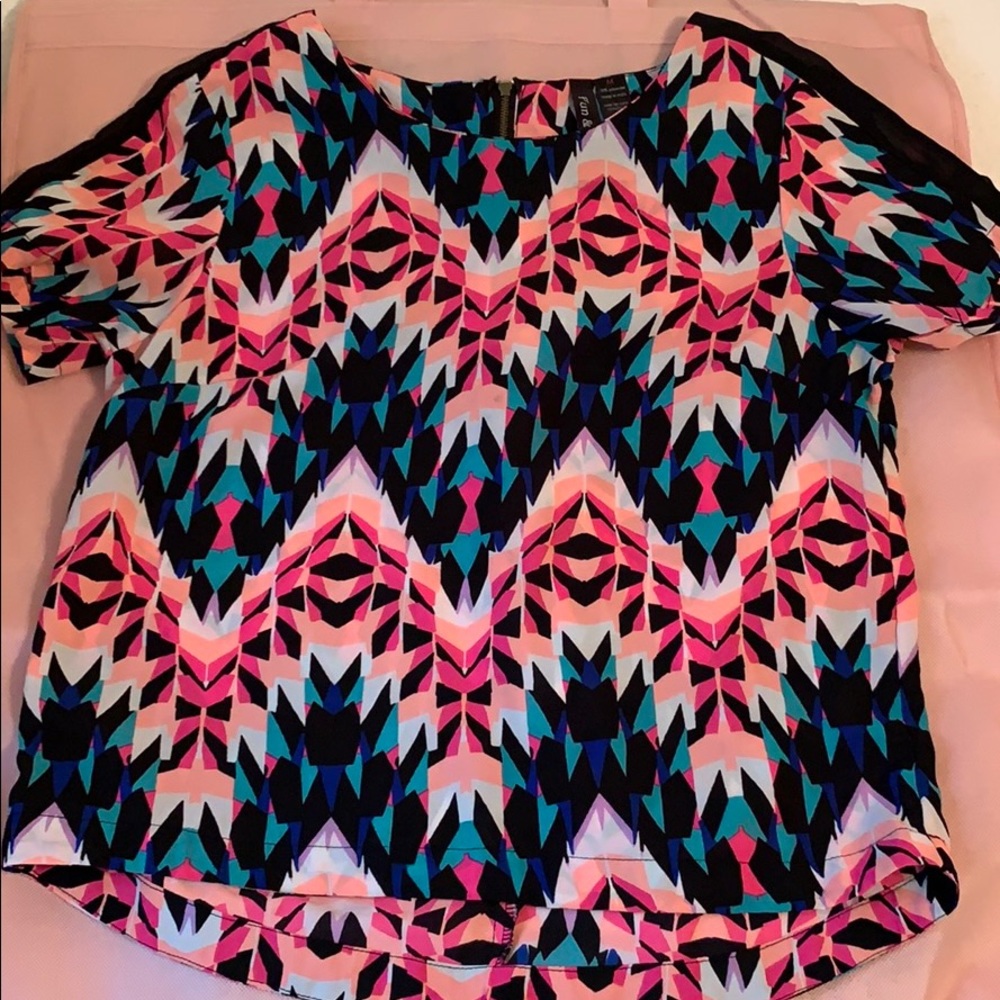 Bright print shirt